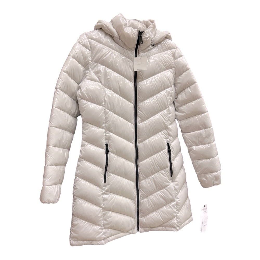 Calvin Klein Women's Chevron Quilting Casual Lightweight Jacket SZ S